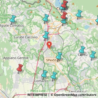 Mappa Via Leonardo da Vinci, 22073 Fino Mornasco CO, Italia (5.93688)