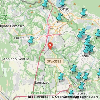 Mappa Via Leonardo da Vinci, 22073 Fino Mornasco CO, Italia (6.74)