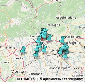 Mappa Via Amerigo Vespucci, 36067 Cassola VI, Italia (10.1615)