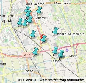 Mappa Via Amerigo Vespucci, 36067 Cassola VI, Italia (1.87231)