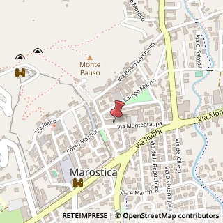 Mappa Via Monte Grappa, 7/E, 36063 Marostica, Vicenza (Veneto)