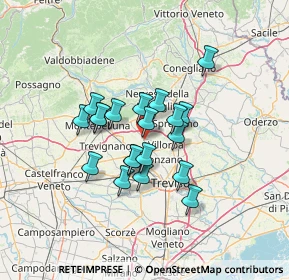 Mappa Via Marmolada, 31050 Povegliano TV, Italia (9.929)