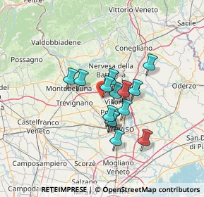 Mappa Via Marmolada, 31050 Povegliano TV, Italia (9.36643)