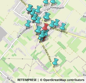 Mappa Via Marmolada, 31050 Povegliano TV, Italia (0.416)