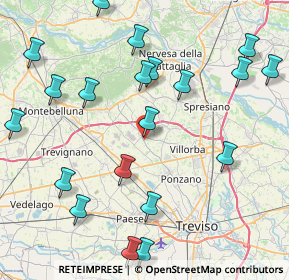 Mappa Via Marmolada, 31050 Povegliano TV, Italia (9.9295)