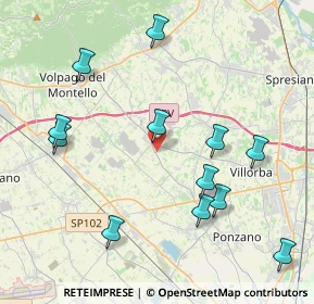 Mappa Via Marmolada, 31050 Povegliano TV, Italia (4.4825)