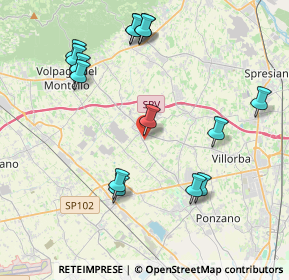 Mappa Via Marmolada, 31050 Povegliano TV, Italia (4.41)