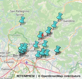 Mappa Via Europa, 24027 Nembro BG, Italia (7.0075)
