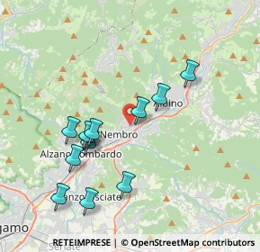 Mappa Via Europa, 24027 Nembro BG, Italia (3.65417)