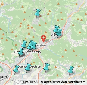 Mappa Via Europa, 24027 Nembro BG, Italia (4.53857)
