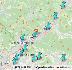 Mappa Via Europa, 24027 Nembro BG, Italia (5.37308)
