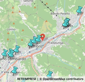 Mappa Via Europa, 24027 Nembro BG, Italia (2.84714)