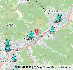 Mappa Via Europa, 24027 Nembro BG, Italia (2.88727)