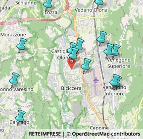 Mappa Via Filippo Turati, 21043 Castiglione Olona VA, Italia (2.215)
