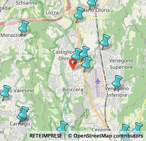 Mappa Via Filippo Turati, 21043 Castiglione Olona VA, Italia (2.97467)
