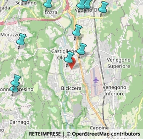 Mappa Via Filippo Turati, 21043 Castiglione Olona VA, Italia (2.68818)