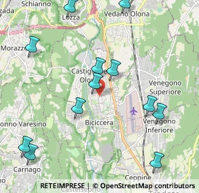 Mappa Via Filippo Turati, 21043 Castiglione Olona VA, Italia (2.37333)
