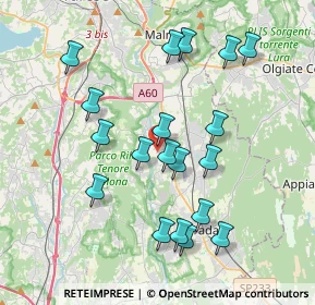 Mappa Via Filippo Turati, 21043 Castiglione Olona VA, Italia (3.77526)