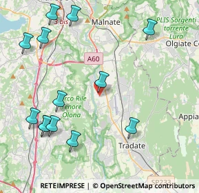 Mappa Via Filippo Turati, 21043 Castiglione Olona VA, Italia (5.03923)