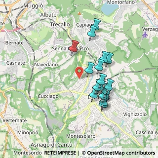Mappa Via Danubio, 22063 Cantù CO, Italia (1.57529)