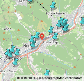 Mappa Via Crespi, 24027 Nembro BG, Italia (2.3985)