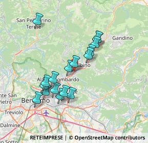 Mappa Via Crespi, 24027 Nembro BG, Italia (6.45118)