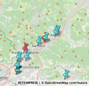 Mappa Via Crespi, 24027 Nembro BG, Italia (4.6175)