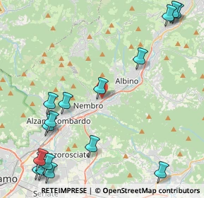 Mappa Via Crespi, 24027 Nembro BG, Italia (5.88688)