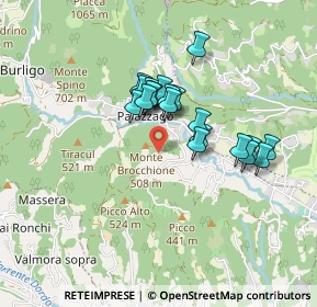 Mappa Via Verzella, 24030 Palazzago BG, Italia (0.6715)