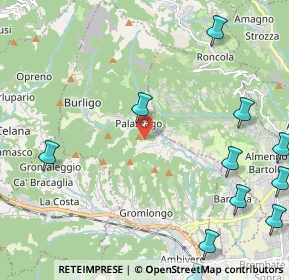 Mappa Via Verzella, 24030 Palazzago BG, Italia (3.09182)