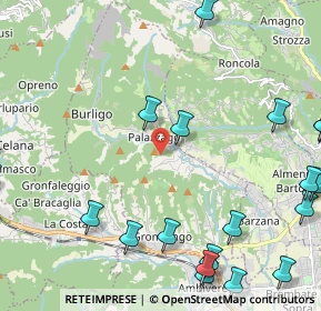 Mappa Via Verzella, 24030 Palazzago BG, Italia (3.14)