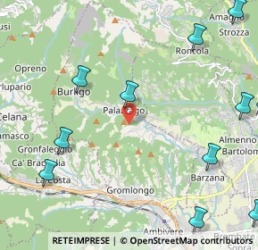 Mappa Via Verzella, 24030 Palazzago BG, Italia (3.04636)