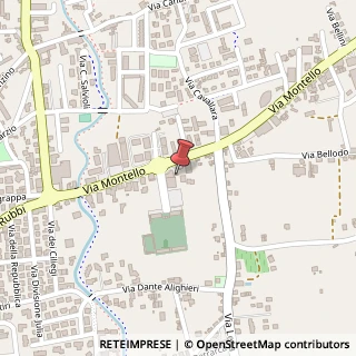Mappa Via Montello, 22, 36063 Marostica, Vicenza (Veneto)