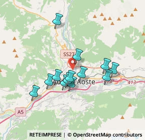 Mappa Regione Saraillon, 11100 Aosta AO, Italia (2.94462)