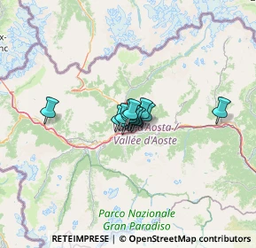 Mappa Regione Saraillon, 11100 Aosta AO, Italia (5.375)