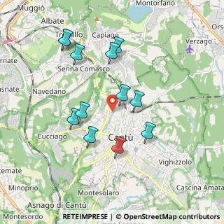 Mappa Via Ciro Menotti, 22063 Cantù CO, Italia (1.79583)