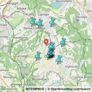 Mappa Via Ciro Menotti, 22063 Cantù CO, Italia (1.348)