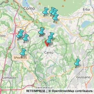 Mappa Via Ciro Menotti, 22063 Cantù CO, Italia (4.09923)