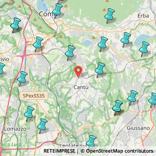 Mappa Via Ciro Menotti, 22063 Cantù CO, Italia (6.5265)