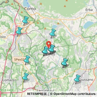 Mappa Via Ciro Menotti, 22063 Cantù CO, Italia (3.76538)