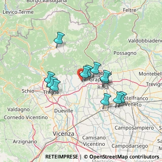 Mappa Via Roveredo Alto, 36063 Marostica VI, Italia (11.56)