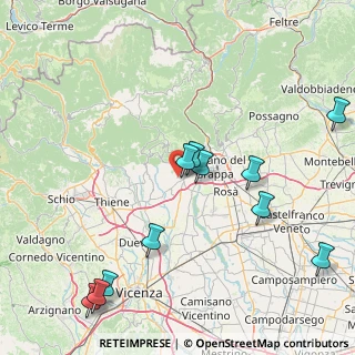 Mappa Via Roveredo Alto, 36063 Marostica VI, Italia (19.15455)