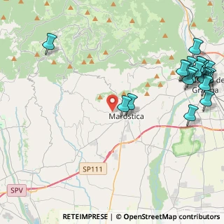 Mappa Via Roveredo Alto, 36063 Marostica VI, Italia (6.038)