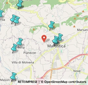 Mappa Via Roveredo Alto, 36063 Marostica VI, Italia (2.6575)