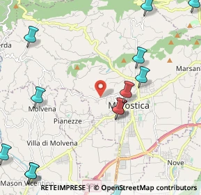 Mappa Via Roveredo Alto, 36063 Marostica VI, Italia (2.92231)