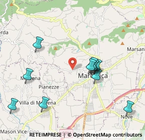 Mappa Via Roveredo Alto, 36063 Marostica VI, Italia (1.98545)