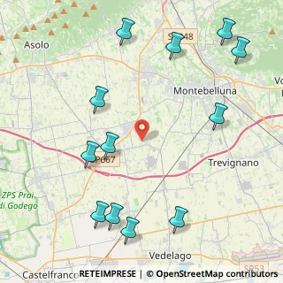 Mappa Via del Termine, 31044 Montebelluna TV, Italia (5.315)
