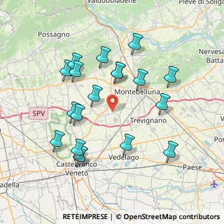 Mappa Via del Termine, 31044 Montebelluna TV, Italia (7.63526)