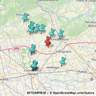 Mappa Via del Termine, 31044 Montebelluna TV, Italia (7.50563)
