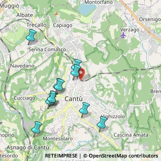 Mappa Via Bolzano, 22063 Cantù CO, Italia (2.05273)